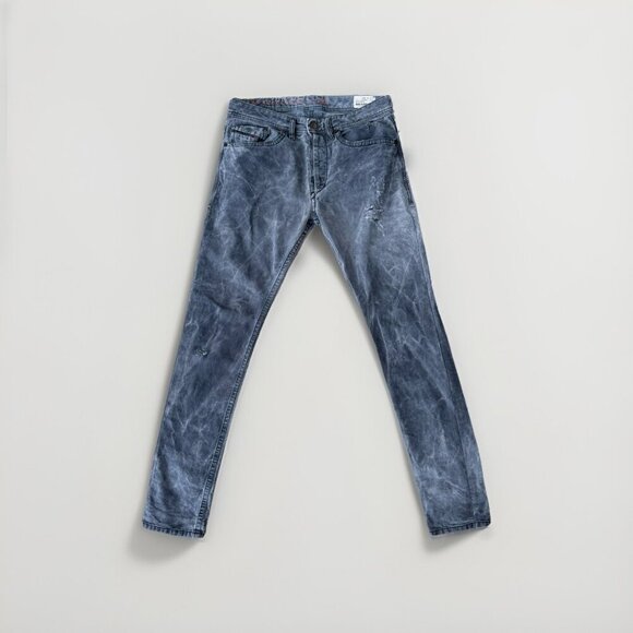 Diesel Other - Diesel Jeans Mens 30 Black Denim Braddom Regular Slim Carrot Dark Wash